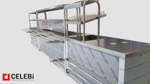 sıcak servis ünitesi küver benmari