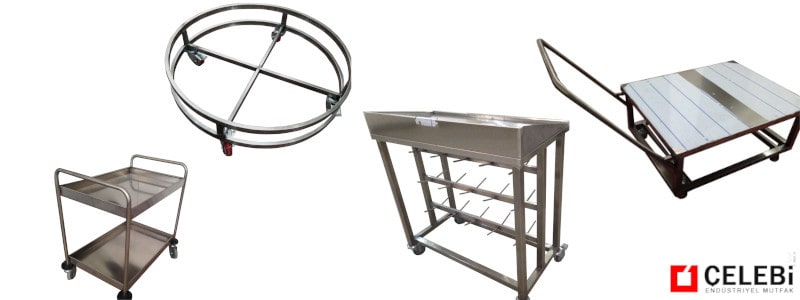 Paslanmaz Malzeme Arabaları Modelleri