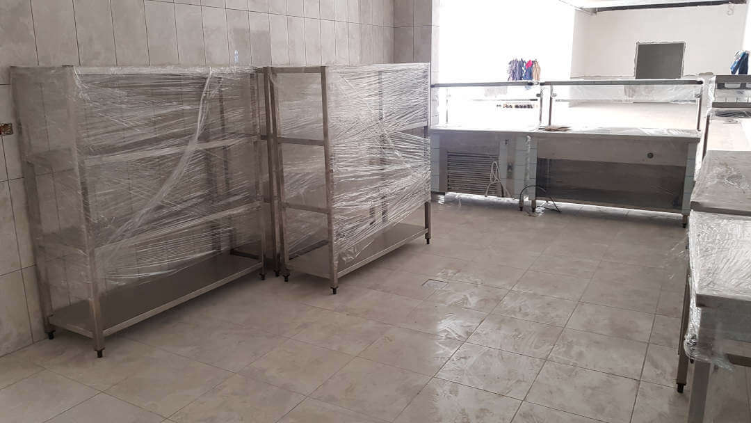 Paslanmaz Depo Rafı